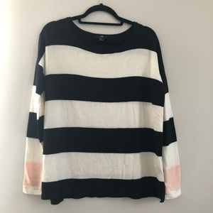 Striped Knit Sweater